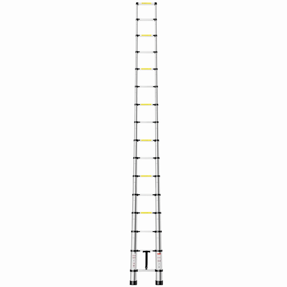 Scara telescopica din aluminiu MESTERINO TOOLS JL-101-6.2, 16 trepte, 6.2 metri, greutate maxima 150 kg