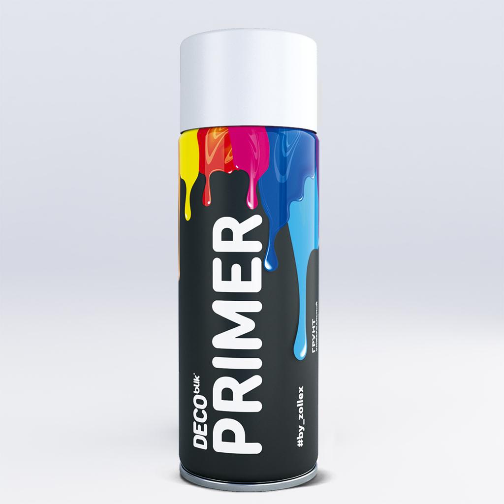 Vopsea spray GRUND/BAZA/PRIMER ALB Zollex Deco Blik 03931, recipient 400ml