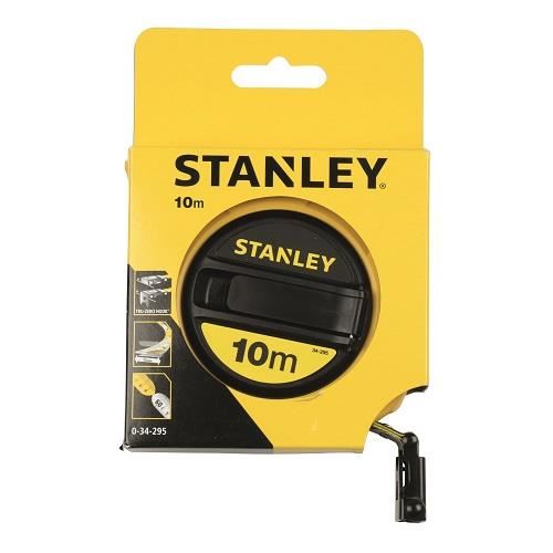 Ruleta STANLEY 0-34-295, lungime masurata 10 m, carcasa inchisa, banda fibra de sticla