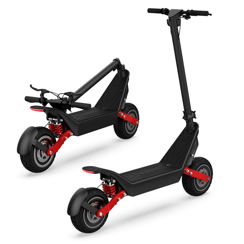 Trotineta electrica premium KIXIN X10, motor dual 500W, acumulator 48V si 18.2A, viteza maxima 25Km/h, sarcina maxima de incarcare 120 Kg