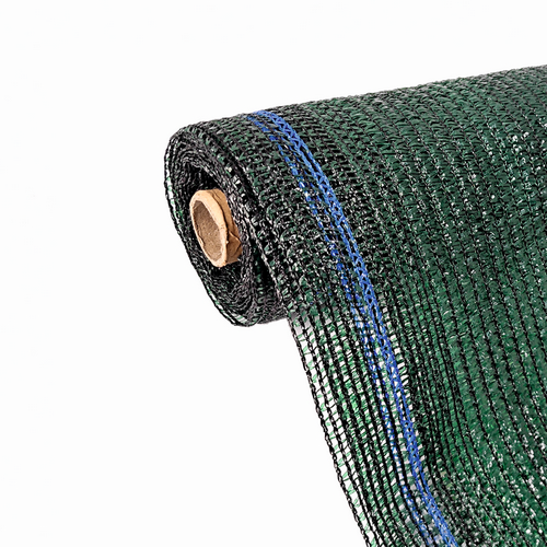 Plasa pentru umbrire, polietilena HDPE pura, MESTERINO 80151080, 1.5 m X 10 m, grad de umbrire 80%, densitate 80g/mp, verde inchis, protectie UV/IR