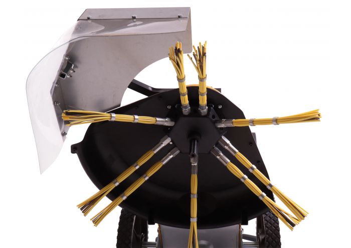 Masina de curatat rosturi TEXAS Pro Weed 710 480090061107, 4 CP, benzina, perie nylon/metal, 70 cm