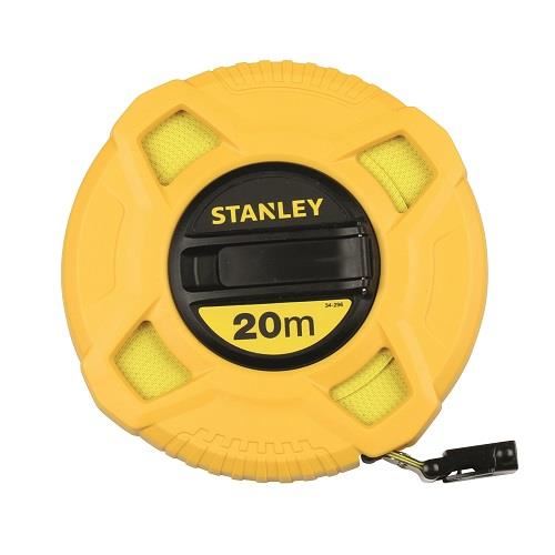 Ruleta STANLEY 0-34-296, 20 m, carcasa inchisa, banda armata cu fibra de sticla