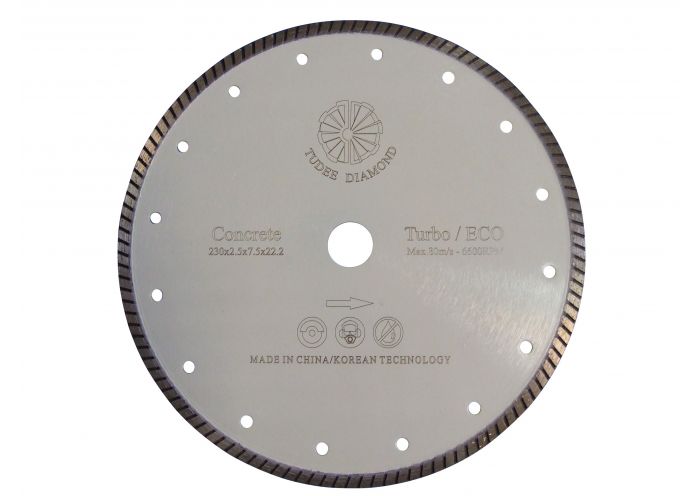 Disc diamantat TU-DEE DIAMOND 1170104115, 115 x 22.2 mm, pentru debitare beton dur