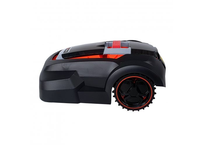 Robot pentru tuns gazonul Redback RM24A-15 4690RM24A4AH15, acumulator 4 Ah, latime taiere 24 cm, suprafata maxima de taiere 1500 mp