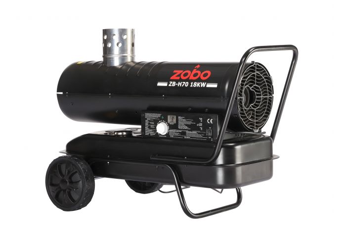 Tun de aer cald Zobo ZB-H70 4590005070, motorina, ardere indirecta, 18 kW