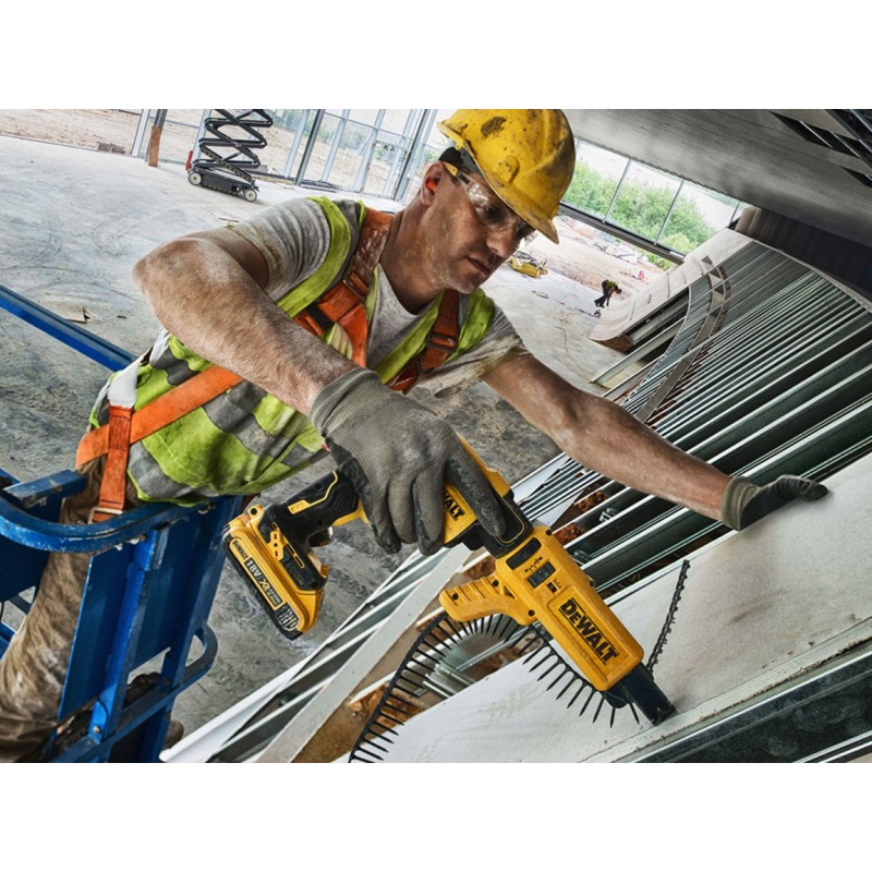 Masina de insurubat cu acumulatori pentru gips-carton DeWalt DCF620P2K, 18 V, 5 Ah