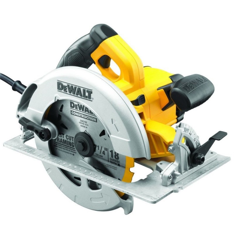 Fierastrau circular de mana DeWalt DWE575K-QS, 1600 W, disc taiere 190 mm