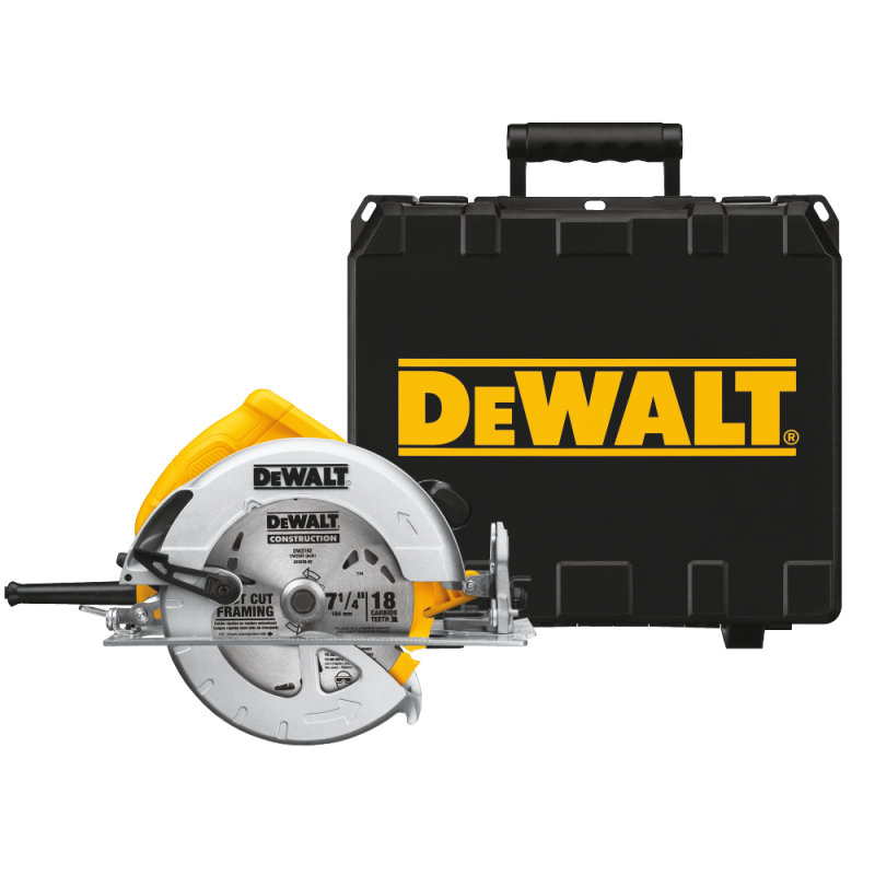 Fierastrau circular de mana DeWalt DWE575K-QS, 1600 W, disc taiere 190 mm