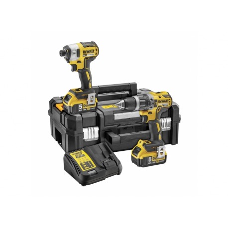 Set 2 masini de insurubat compacte Dewalt DCK268P2T