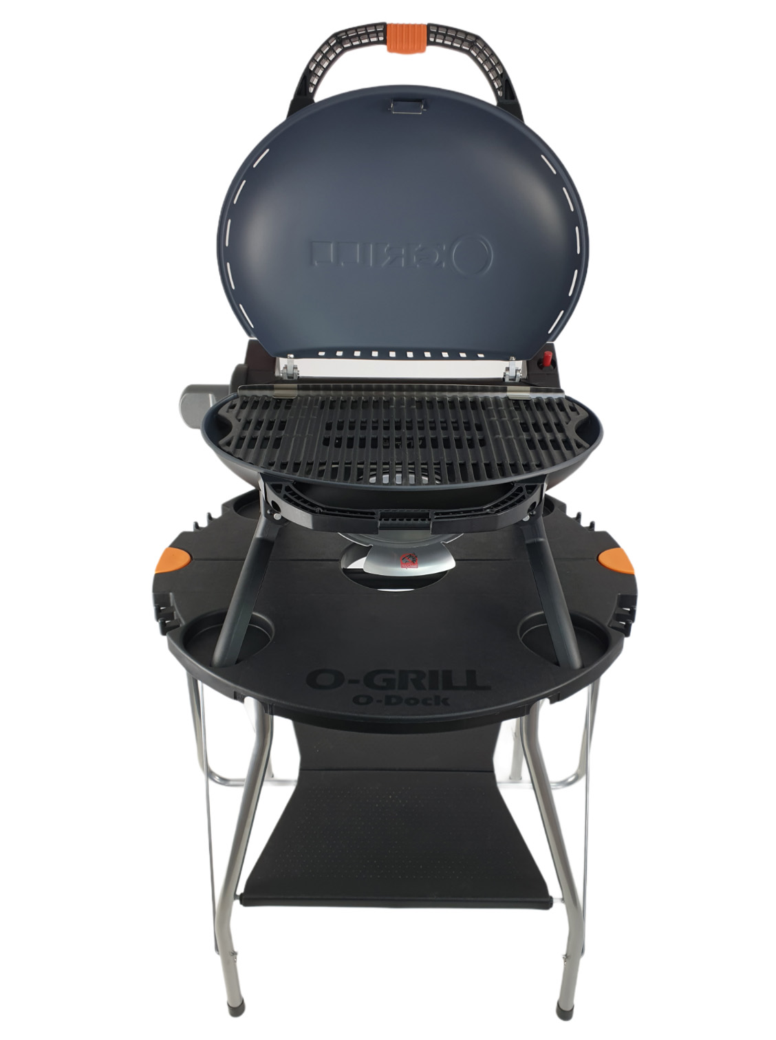 Gratar portabil pe gaz O-GRILL 500, rosu, 11 kg, 2.7 kW, consum 211 g/h
