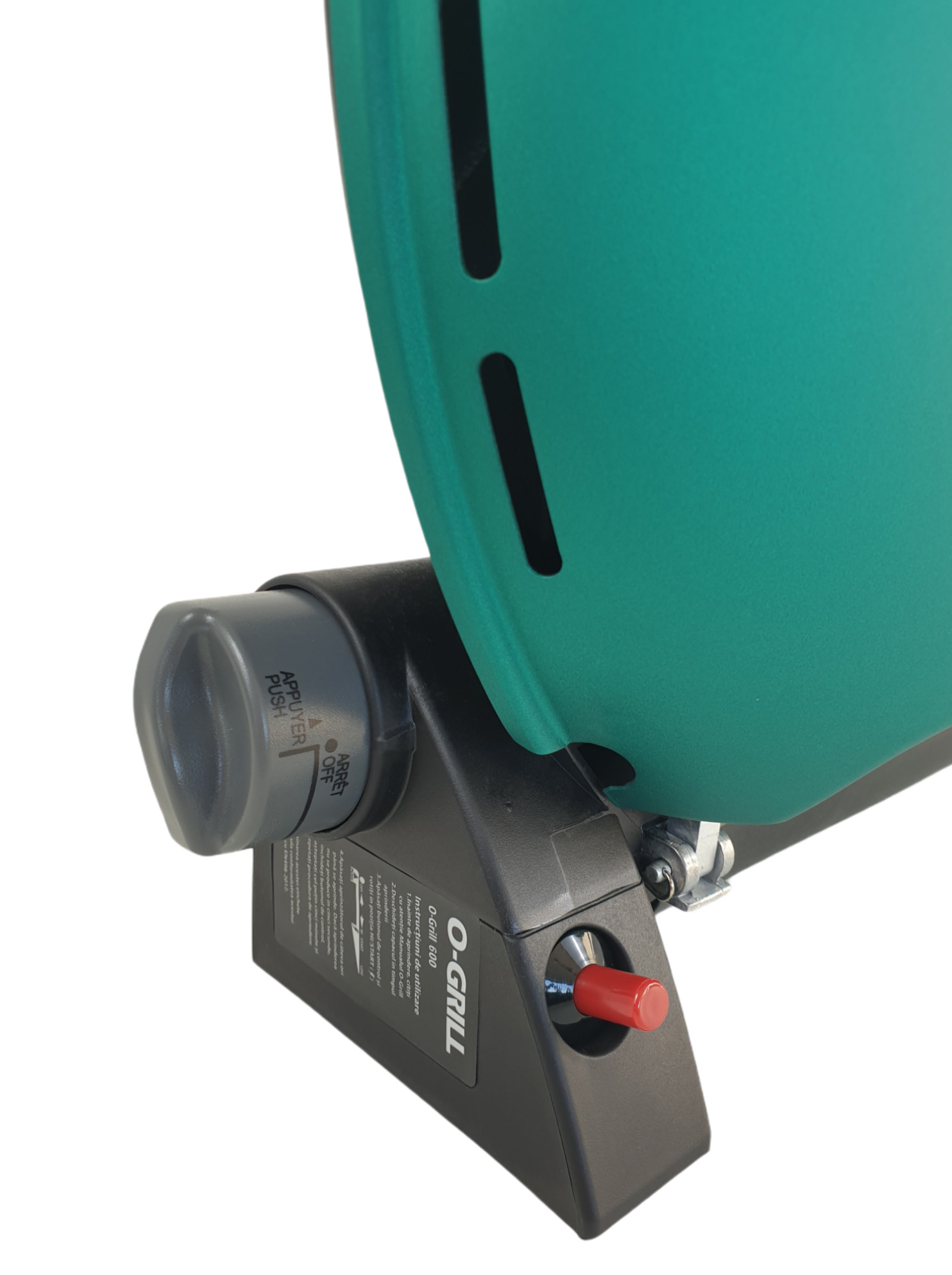 Gratar portabil pe gaz O-GRILL 600, verde, 3.2 kW, consum 232 g/h