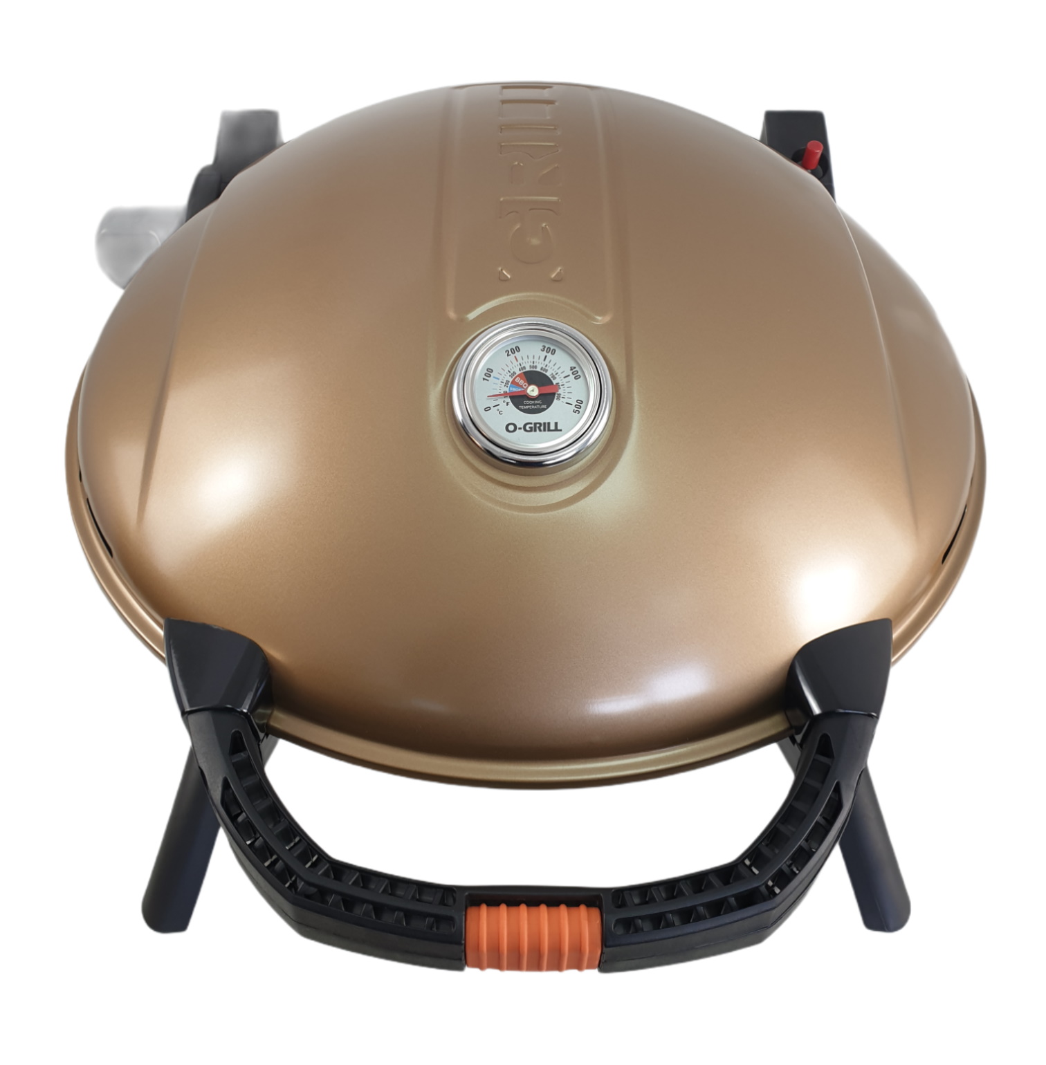 Gratar portabil pe gaz O-GRILL 900, auriu, 3.2 kw, consum 232 g/h