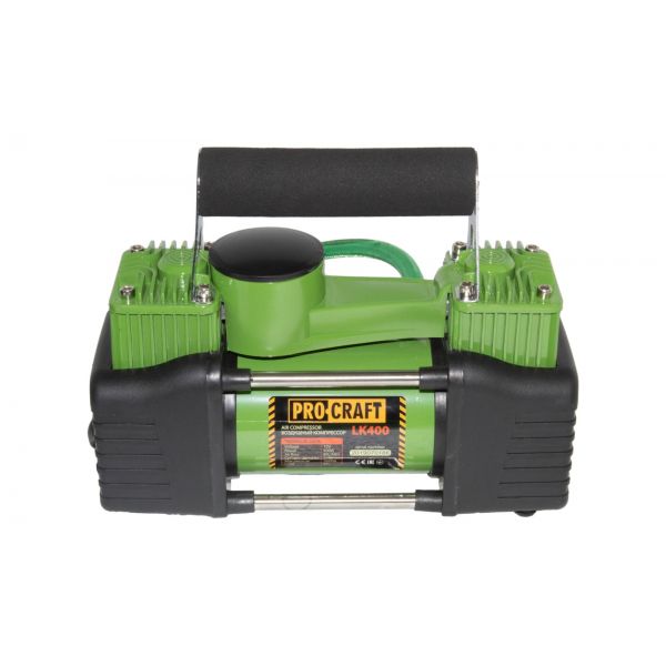 Compresor auto PROCRAFT LK400, 276 W, 25 A, 80 l/min, 10 atmosfere, 3.6 kg