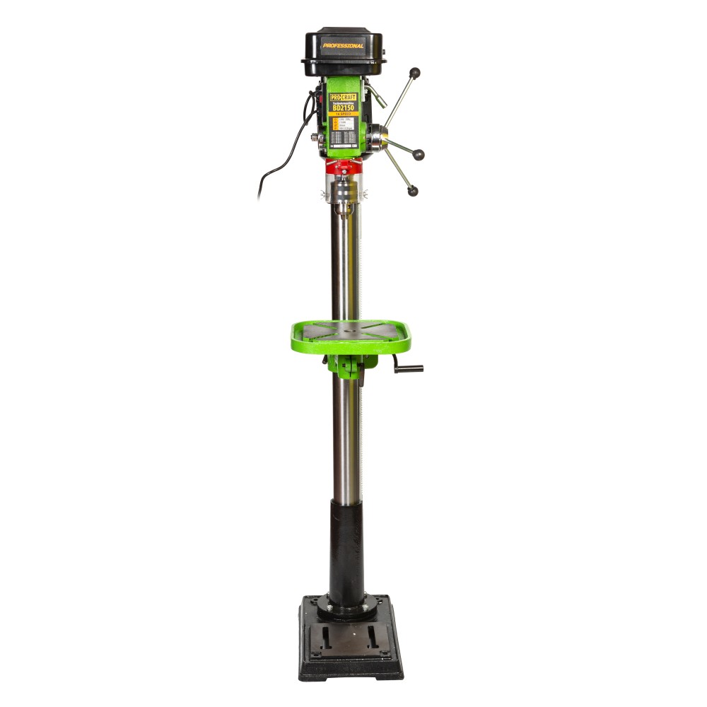 Bormasina de banc PROCRAFT BD2150, cu coloana, 64.60 kg, 750 W, 20 mm, 16 viteze, 220 V, 3320 rpm
