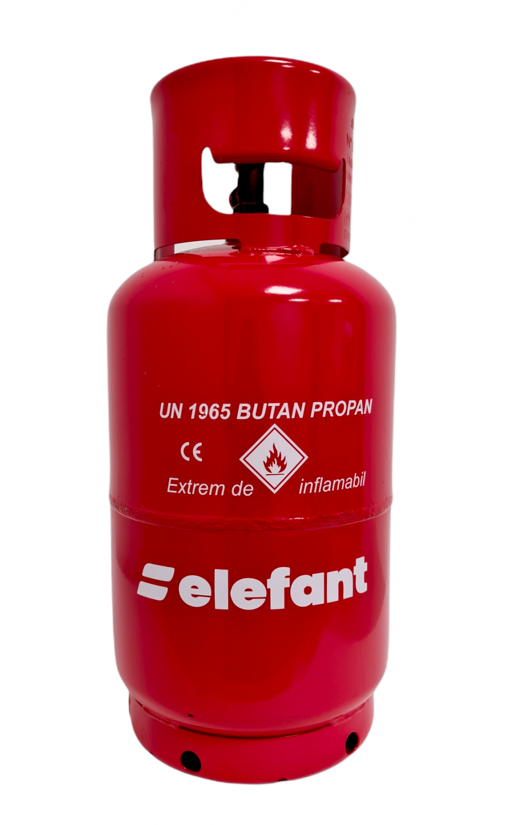 Butelie gaz ELEFANT, 12 L, metalica cu manare, nealimentata cu gaz