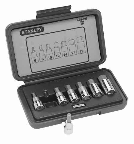 Trusa chei imbus STANLEY, 7 piese, 1/2 INCH