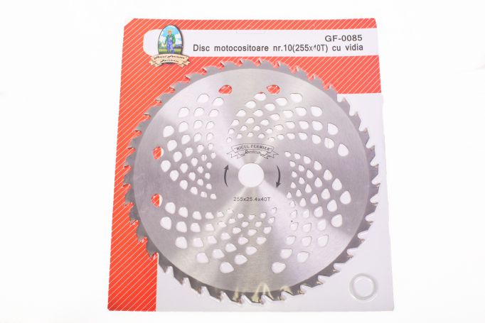 Disc motocositoare MICUL FERMIER, nr. 10/255 cu vidia 40 dinti