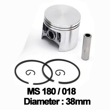 Piston complet STIHL pentru drujba, MS 180, 38 mm