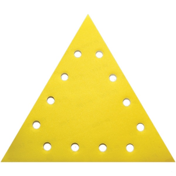 Set 5 foi abrazive delta RAIDER 180728, 285x285x285 mm, granulatie 120, 12 gauri