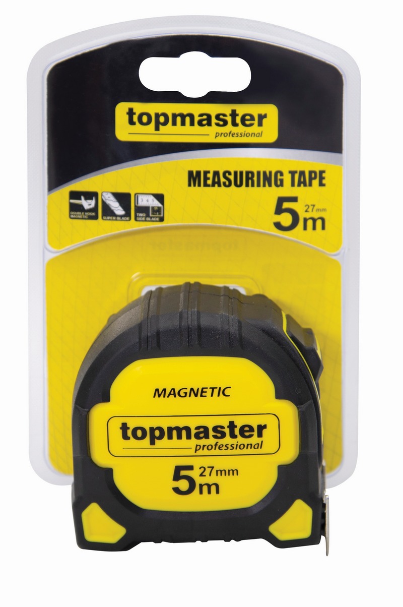 Ruleta TOP MASTER, 260201, 5 m x 27 mm