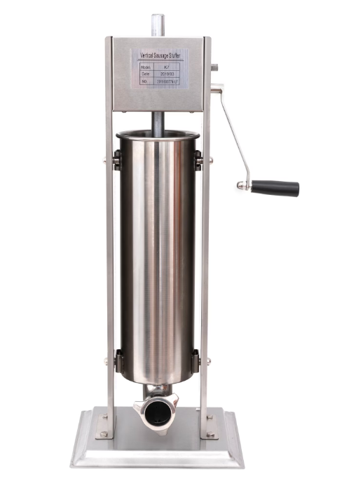 Aparat de umplut carnati ELEFANT ML-S7, mecanic, inox integral, 7 kg, cu 6 palnii
