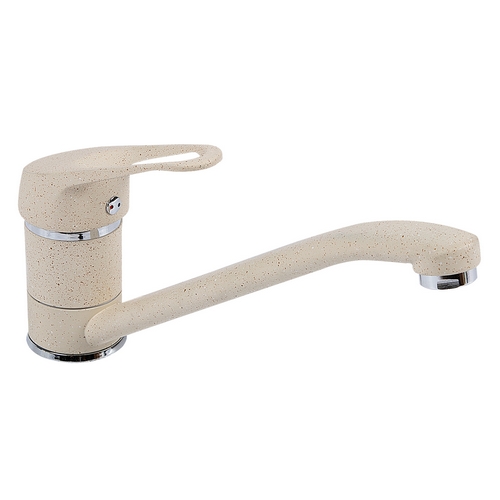 Baterie bucatarie ECOSTONE GF-2248, monocomanda, pipa mobila, 226 mm, bej