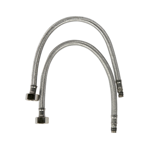 Set 2 baterii bucatarie MICUL FERMIER OLIVIA DS-91029, apa rece si calda, dubla comanda, cromat