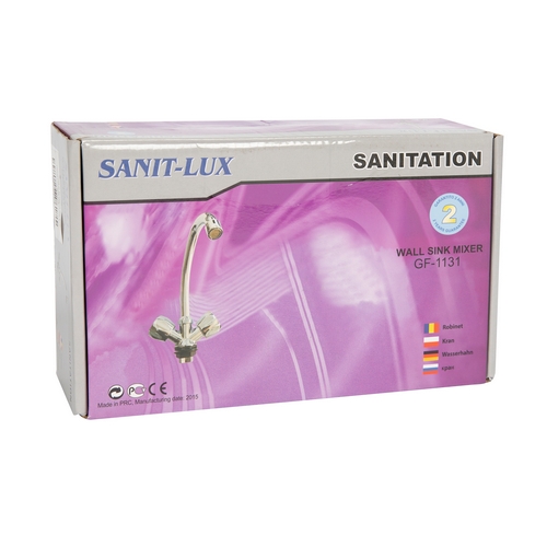 Set 2 baterii bucatarie MICUL FERMIER OLIVIA DS-91029, apa rece si calda, dubla comanda, cromat