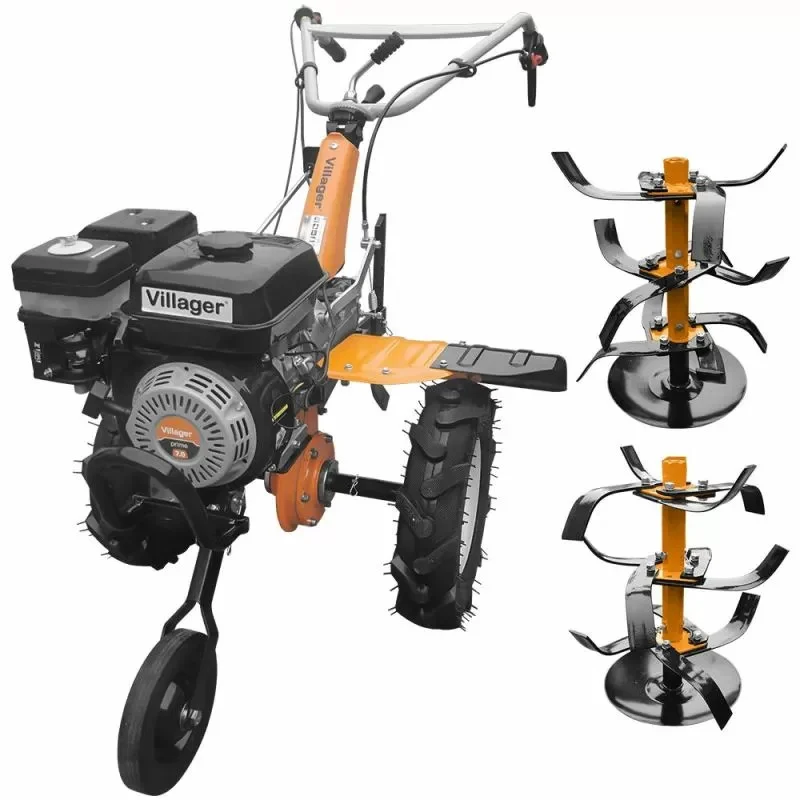 Motocultor pe benzina VILLAGER VTB 853 PRIME 074632, 212 CC, 7 CP, 5 kW, latime lucru 100 cm, transmisie directa, 3+1 viteze