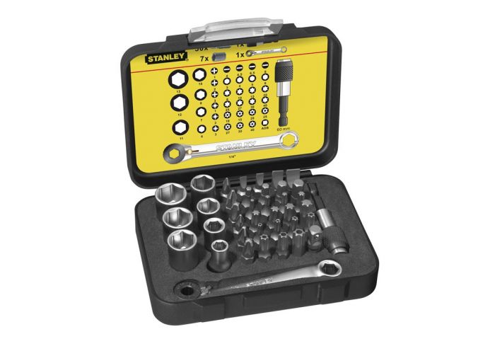 Set de 40 varfuri de insurubat STANLEY 1-13-907, 1/4 inch
