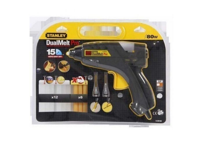 Pistol electric de lipit STANLEY 6-GR100, cu batoane de silicon, 100 grame, 40 w
