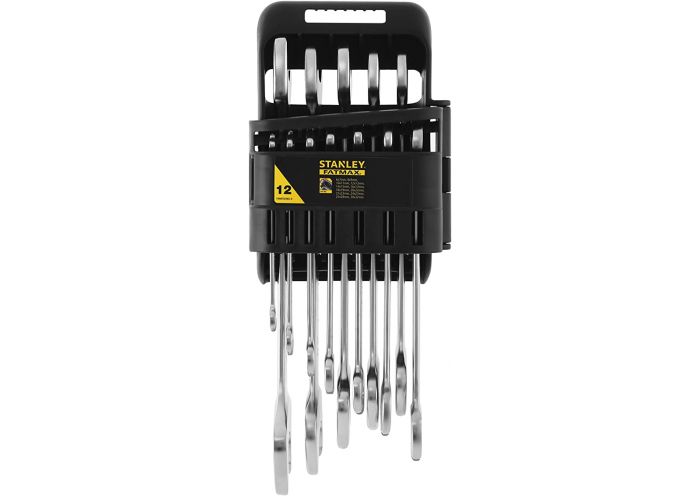 Set de 12 chei deschise STANLEY FMMT82902-0, cu profil antiderapant