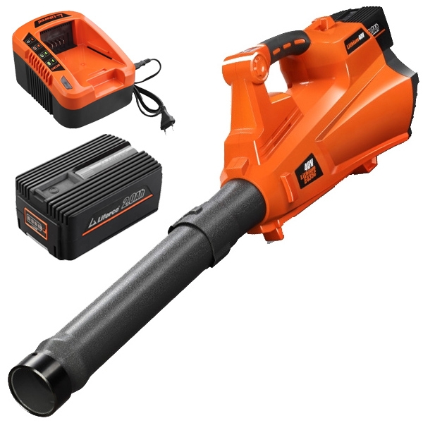 Suflanta de gradina cu 1 acumulator REDBACK EASYE435C, acumulator Li-Ion, 40 V, 2 Ah, debit suflare 660 m3/h, motor fara perii, turatie reglabila