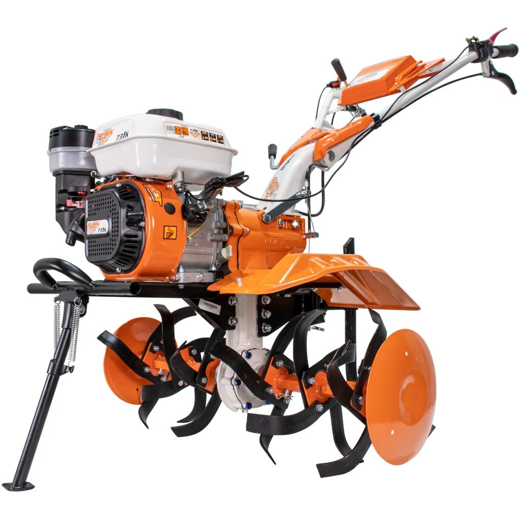 Motosapatoare RURIS 731k Start, motor benzina, 4 timpi, 8.5 CP, latime maxima de lucru 830 mm, adancime de lucru 340 mm, cu roti cauciuc 5.00-8