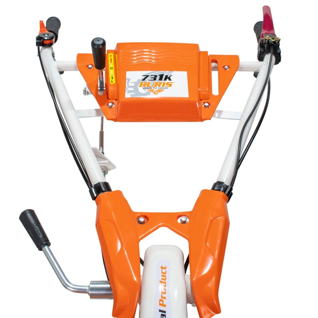 Motosapatoare RURIS 731k Start, motor benzina, 4 timpi, 8.5 CP, latime maxima de lucru 830 mm, adancime de lucru 340 mm, cu roti cauciuc 5.00-8