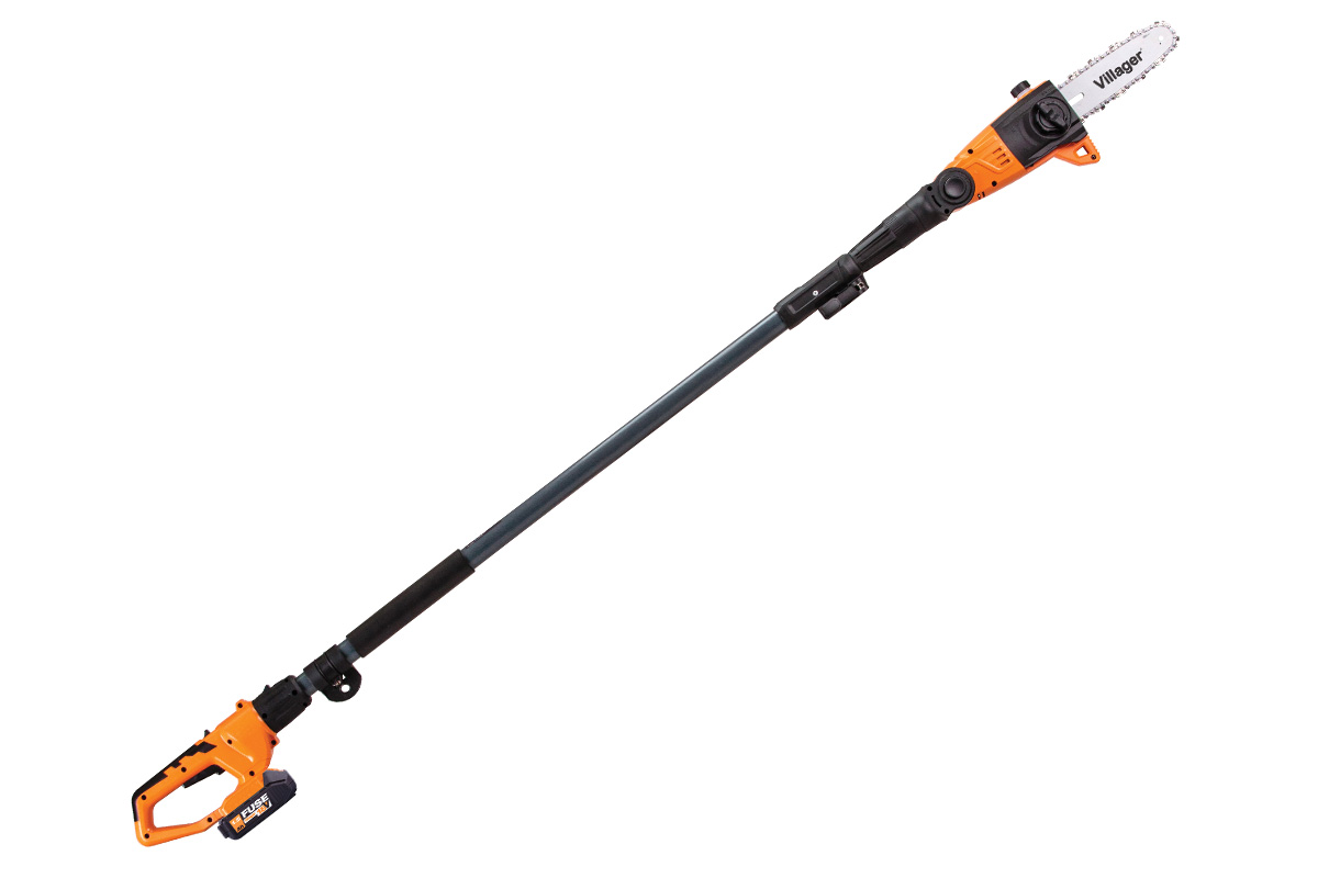 Fierastrau telescopic electric cu lant VILLAGER VCPS 0820, 18 V, fara acumulator si incarcator