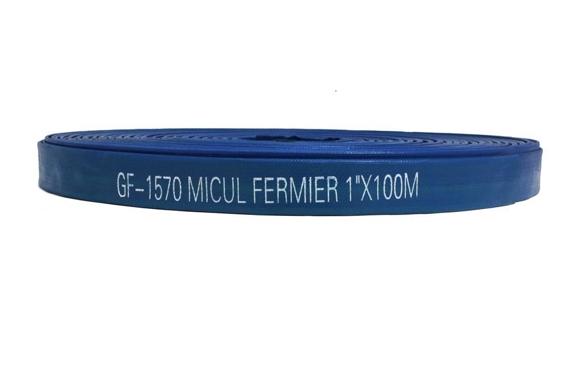Furtun pentru apa MICUL FERMIER, Flat PVC 1 inch 100 m