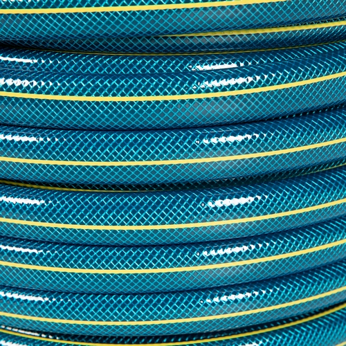 Furtun de gradina MICUL FERMIER, Bluebos Plus 3/4 inch 50 m 4 straturi clasa 3 rezistenta