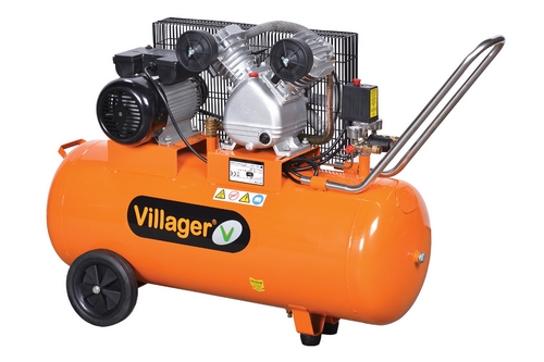 Compresor pe curea VILLAGER VAT VE 100 L, 100 L, 8 bar, 2200 W