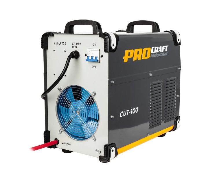 Aparat de taiere cu plasma PROCRAFT INDUSTRIAL, CUT-100, 380 V, 65 A, latime de taiere 1.2 mm
