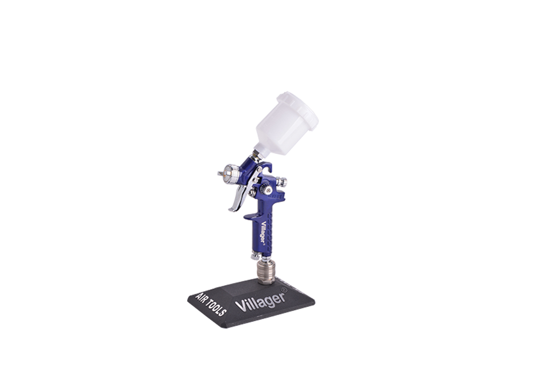 Pistol de vopsit pneumatic VILLAGER H 2000 G2, 0.1 L, cupa sus