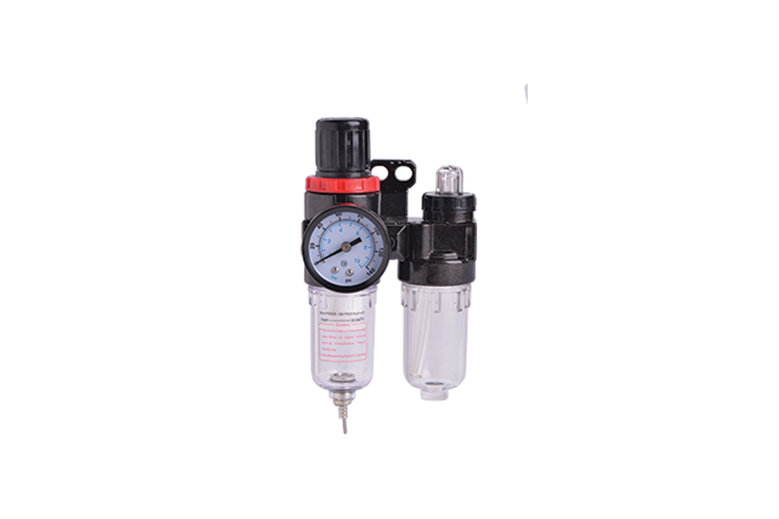 Filtru aer regulator si lubrificator VILLAGER VAT MF9, 10 bar