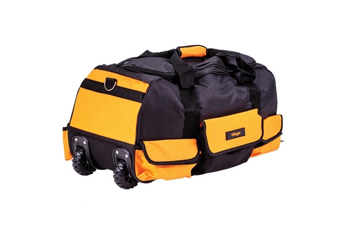 Geanta de scule cu roti VILLAGER Jobsite 6498, maner extensibil, profesionala, 64 cm, material textil