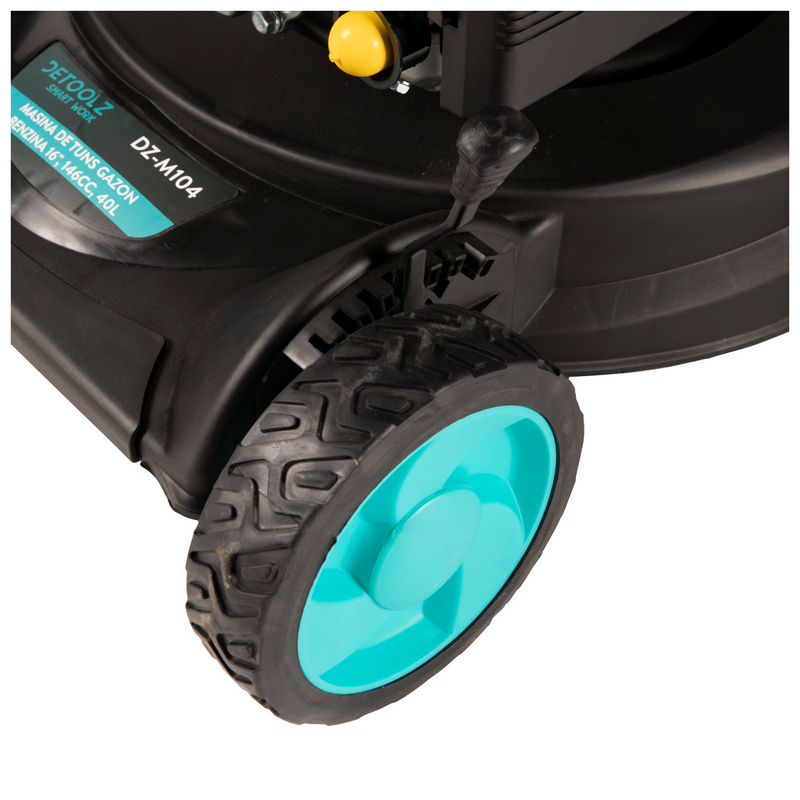 Masina de tuns gazon Detoolz, DZ-M104, benzina, 16 inch, 146 CC, 40 L