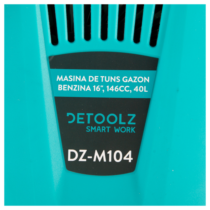 Masina de tuns gazon Detoolz, DZ-M104, benzina, 16 inch, 146 CC, 40 L