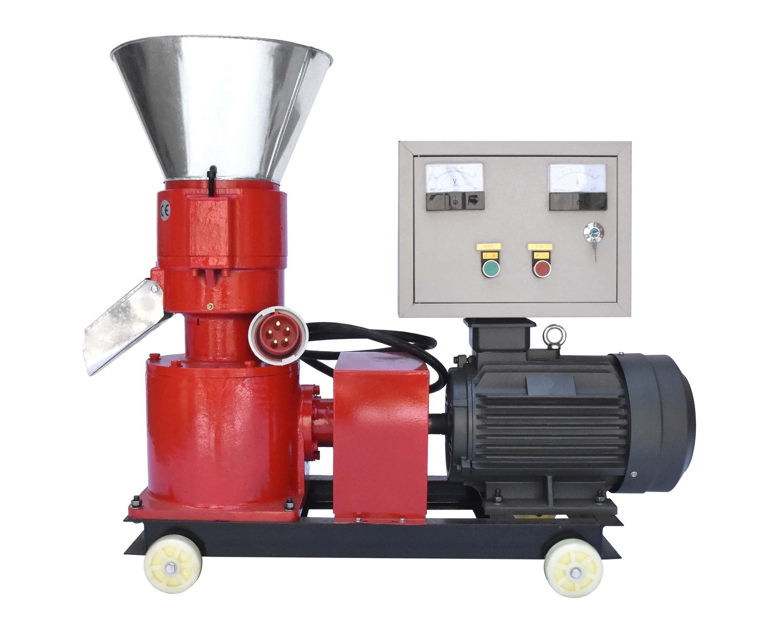 Granulator de furaje MICUL FERMIER, FP200, 7.5 KW, 300 kg/h, fara motor