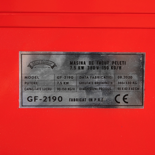 Masina de facut peleti MICUL FERMIER, GF-2190 PRO 7.5 KW 380 V 100 kg/h