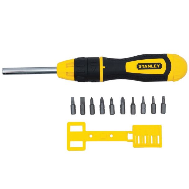 Surubelnita magnetica STANLEY 0-68-010, cu clichet cu 10 varfuri