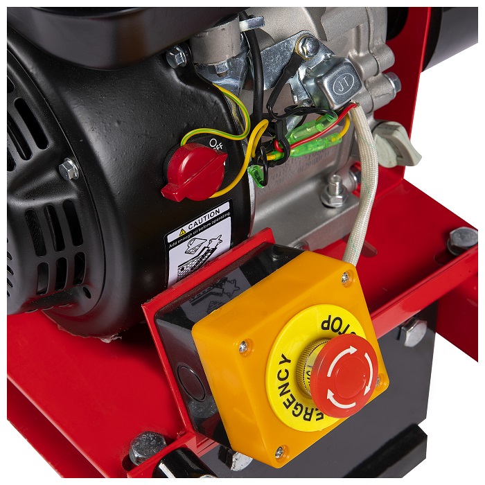 Tocator de crengi si resturi vegetale MICUL FERMIER GF-1014, motor benzina 4T, 196 CC, 6.5 CP, diametru max lemn 76 mm, 3600 rpm, orizontal